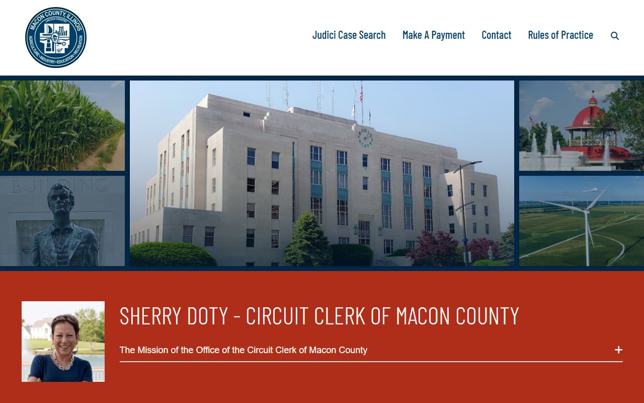 Macon County Circuit Clerk website dissolution of marriage records Decatur